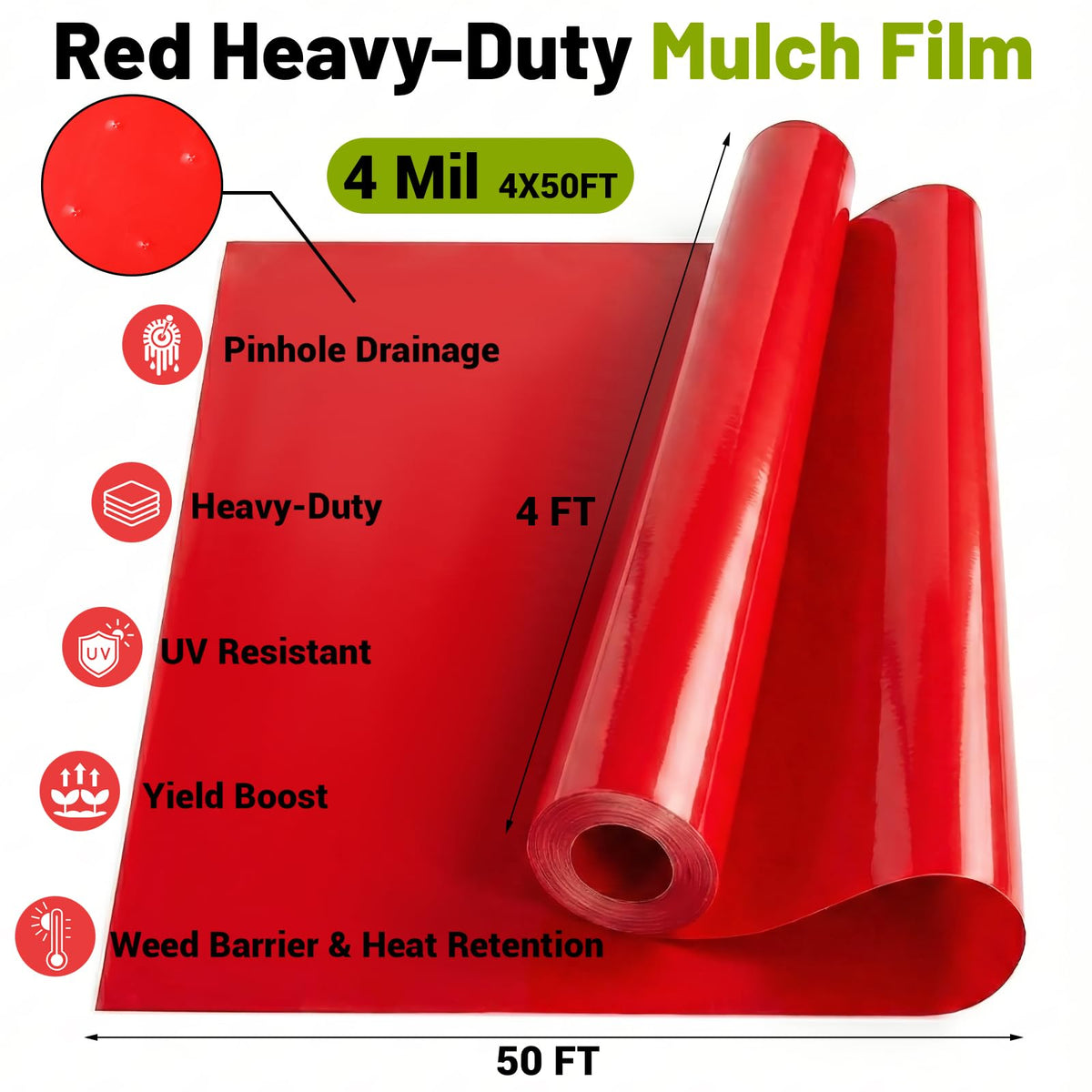 NRWRTY red mulch installed in raised bed demonstrates easy lay and precise fit