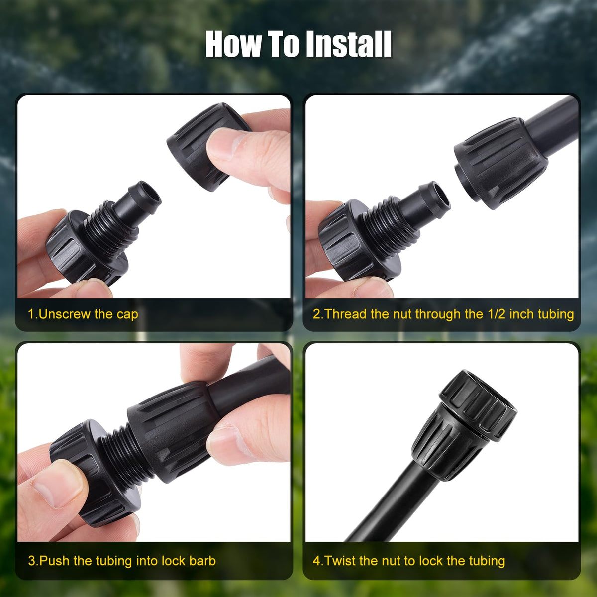 NRWRTY durable materials ensure long-lasting irrigation connections.