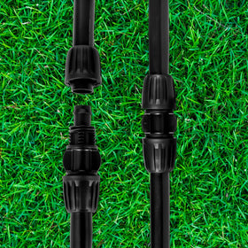 NRWRTY garden irrigation system setup with durable fittings for reliable watering.