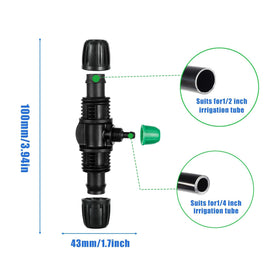 NRWRTY anti-leak barbed tee design secures tubing under pressure