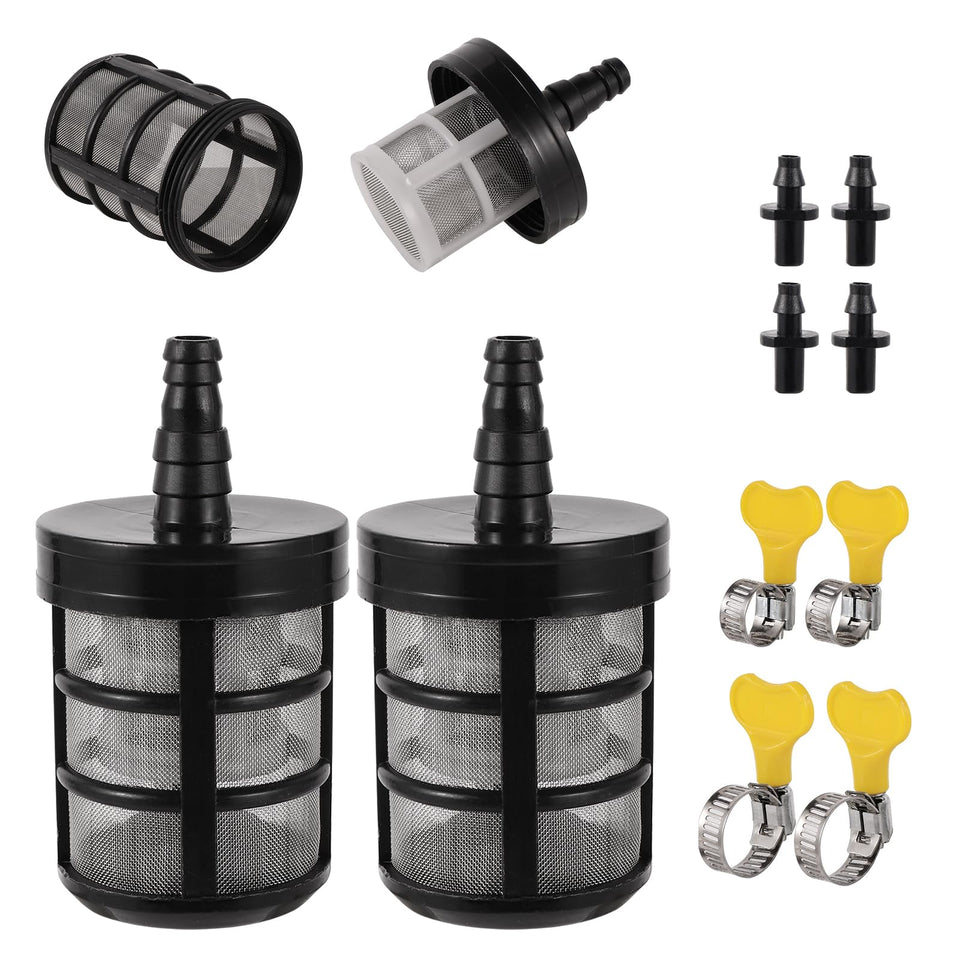 NRWRTY hose filter dual-layer mesh blocks debris for clean water