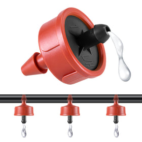 NRWRTY 1gph spot watering dripper for vegetables ensures steady hydration