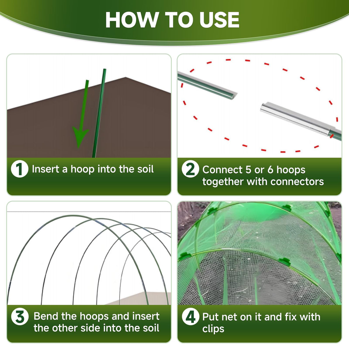 Nsitehalo DIY frame for raised beds expands fencing and shading options.
