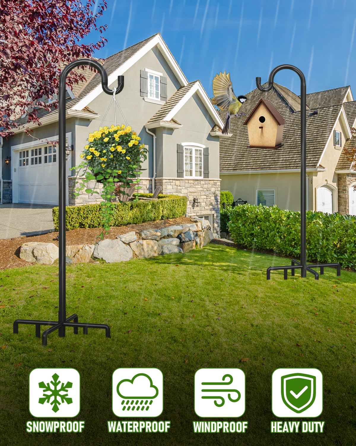 NSITEHALO Perfect for bird feeders, baskets, and lanterns.