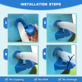 Nsxc pool hose holder adjustable diameter supports 0.98 to 1.5 inches.