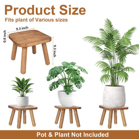NtrlQidu stool side view, versatile placement in small spaces.