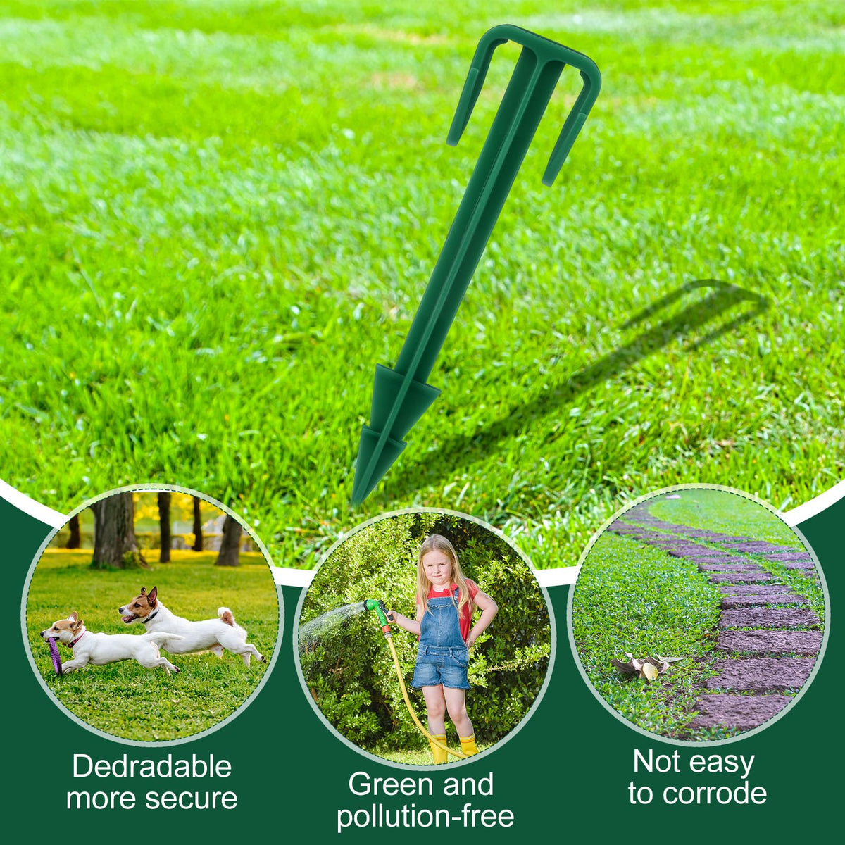 Nuanchu bulk 200-piece stakes ideal for large projects and teams.