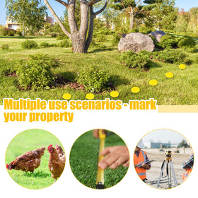 Nuanchu easy-install stake enables quick placement without tools for flexible marking