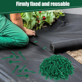 Nuanchu environmentally friendly stakes reduce plastic waste while securing turf.