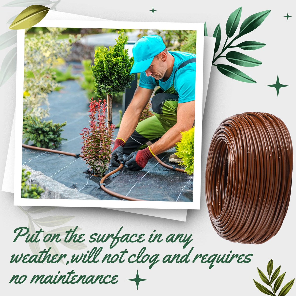 Nuanchu durable PVC garden irrigation tube designed for long-lasting use.