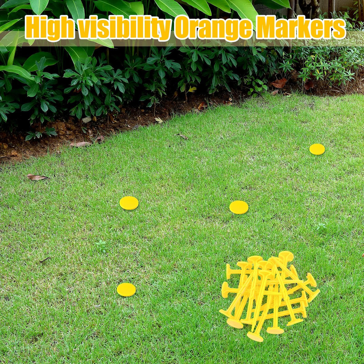 Nuanchu 20-pack multipurpose stakes cover property, garden, and construction marking needs