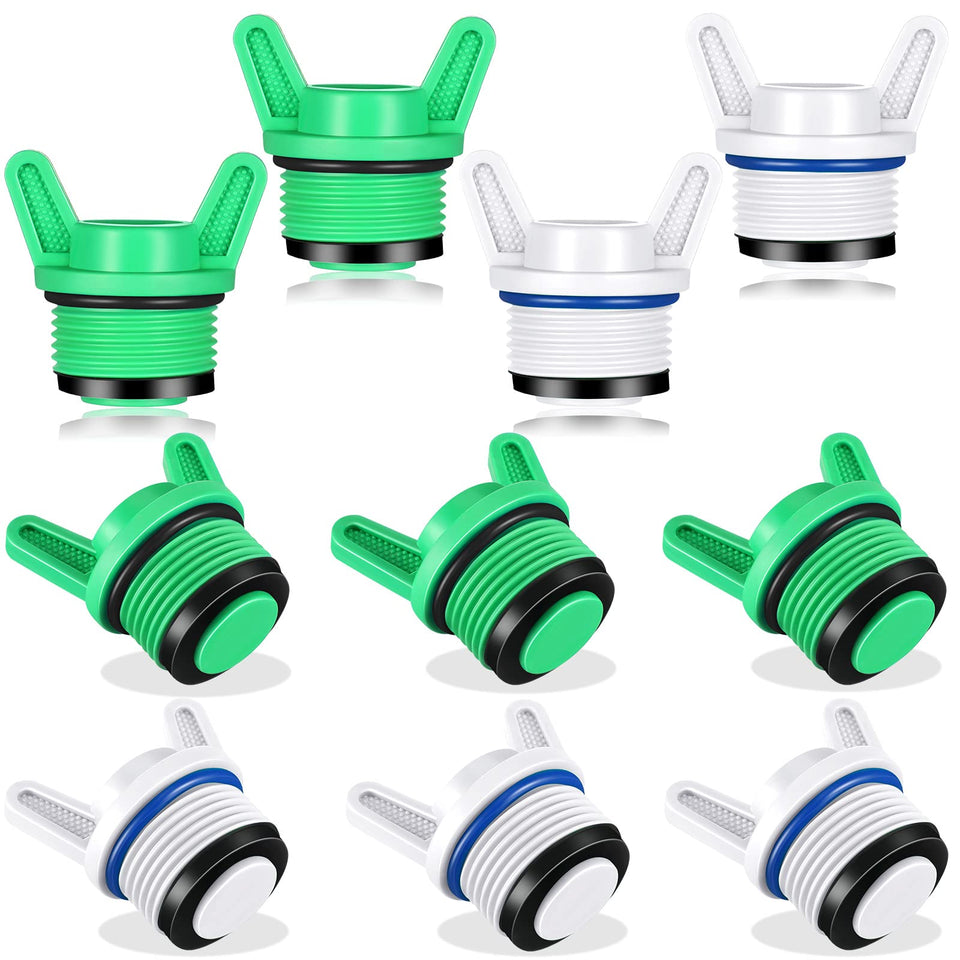 Nuanchu 34npt ear-shape white plug seals garden hoses reliably