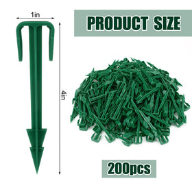 Nuanchu sod garden stakes 4-inch for quick, sturdy lawn edging.