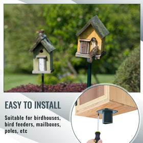 Nuanchu weather-resistant mounting plate shown in outdoor setting