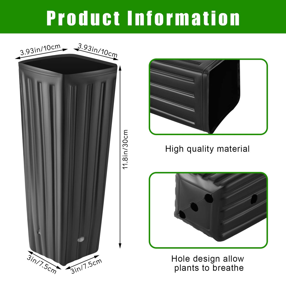 Nuenen plant pots for indoor and outdoor use provide flexible gardening options.