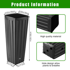 Nuenen plant pots for indoor and outdoor use provide flexible gardening options.