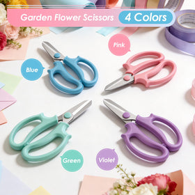 Nuepuxo flower scissors cutting flowers and plants with ease.
