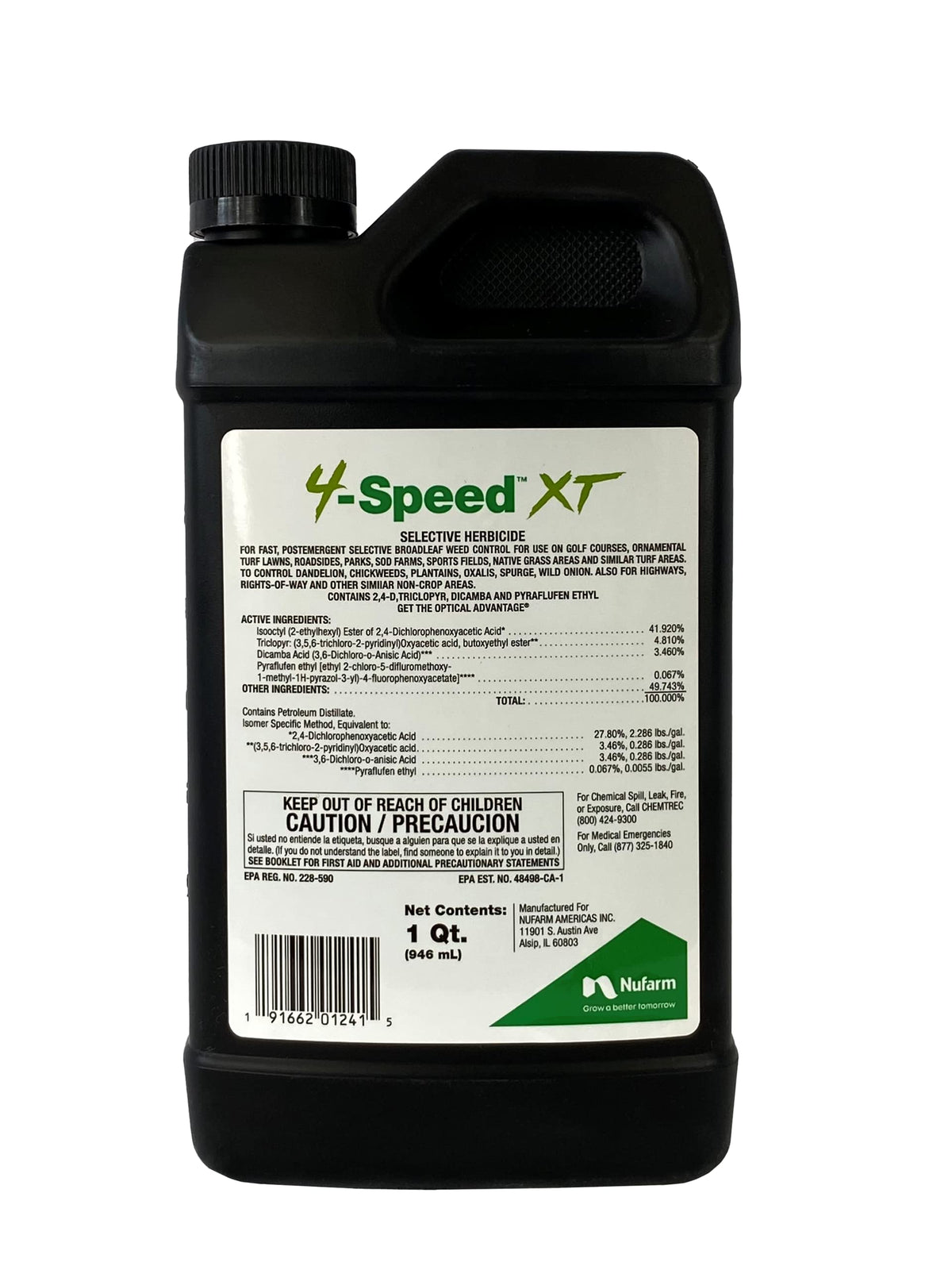 Golf course turf using 4-Speed XT for professional weed management.