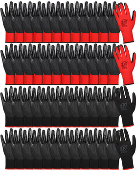 Nuogo 48-pair gardening gloves pack for versatile gardening tasks.