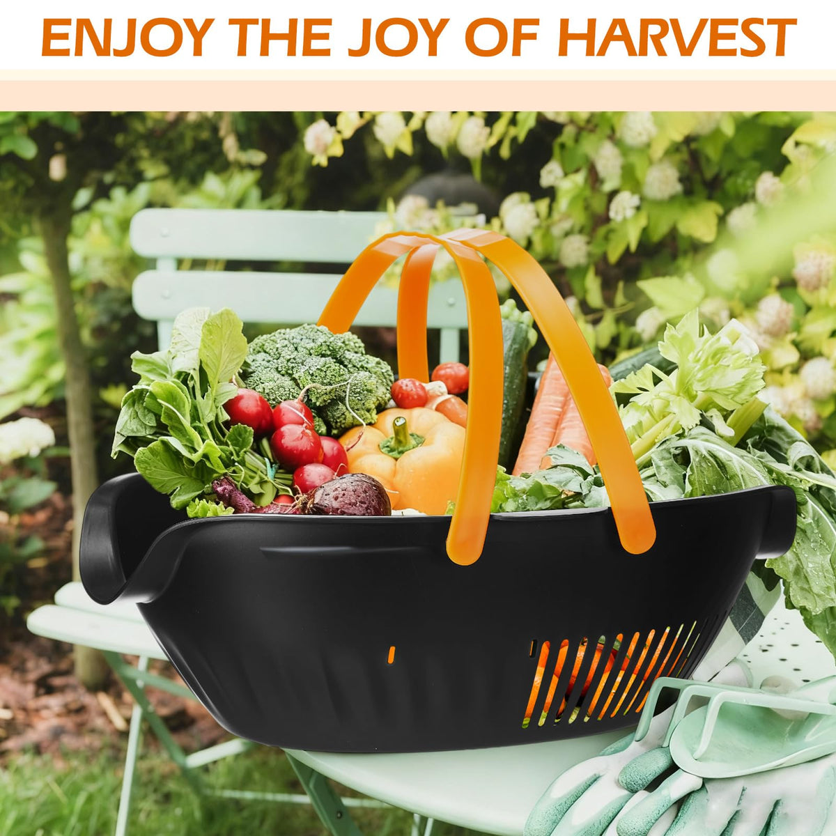 Nuogo durable black and orange design blends style and practicality.
