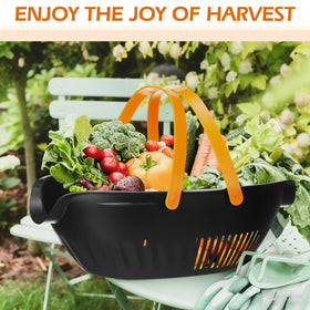 Nuogo durable black and orange design blends style and practicality.
