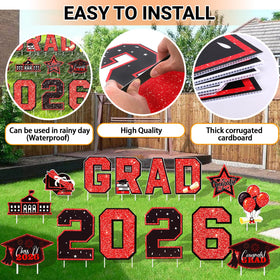 NUOLAN 2026 yard signs with stakes offer durable outdoor decor.