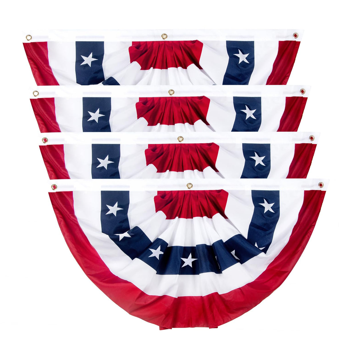 NUOLAN American bunting outdoor flag 4ft for porch decor and durable outdoor display.