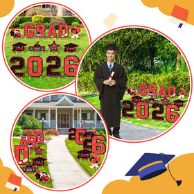 NUOLAN outdoor graduation decor yard display for lawn celebration.