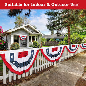 NUOLAN bunting colors remain vivid and weather resistant.
