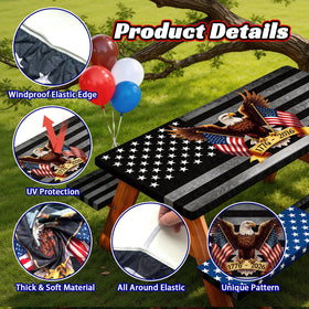 NUOLAN windproof elastic hem keeps the table secure outdoors.
