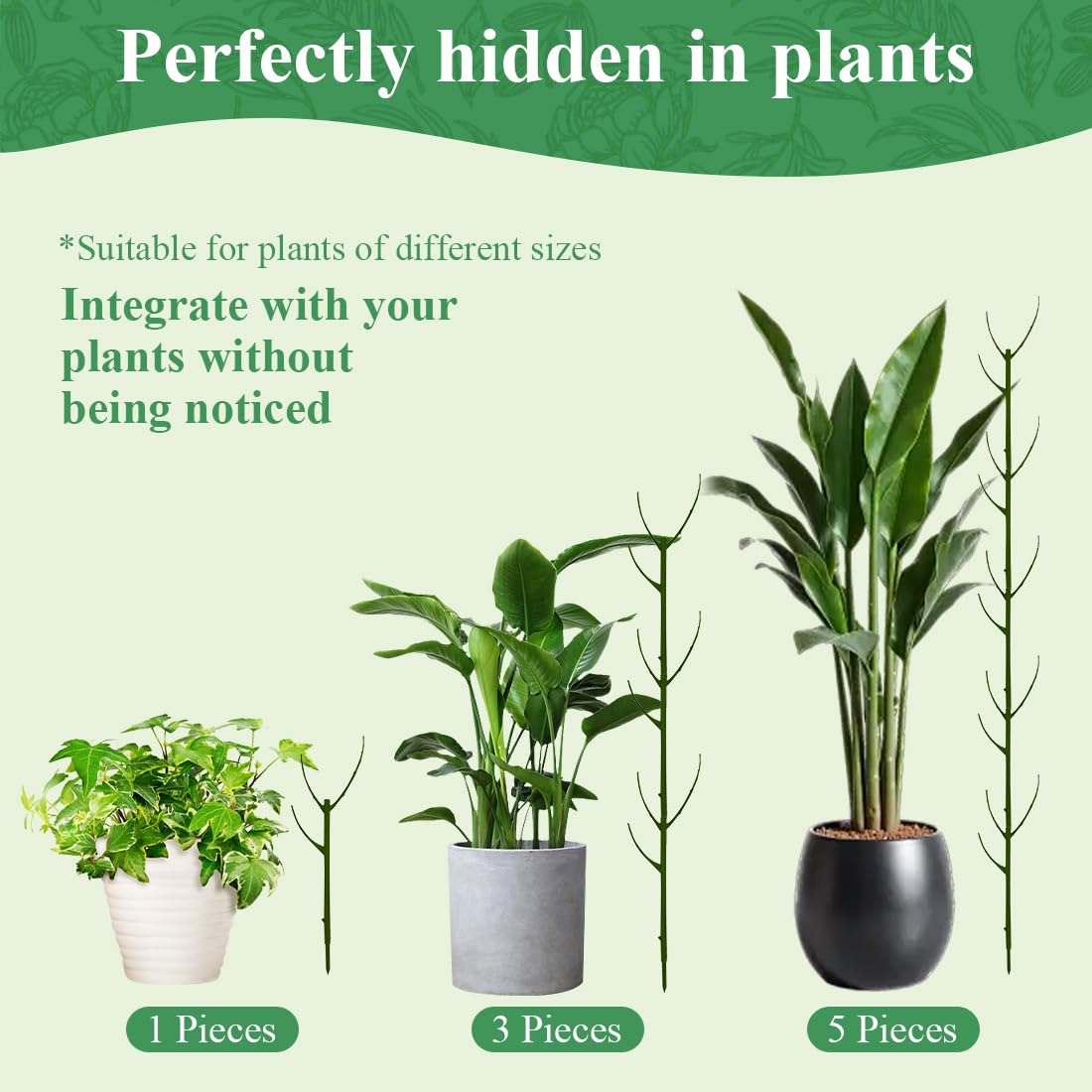 Nuotuv stackable stake vertical-growth illustrates scalable support for taller plants