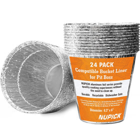NUPICK grease bucket liner inside a standard bucket for quick cleanup
