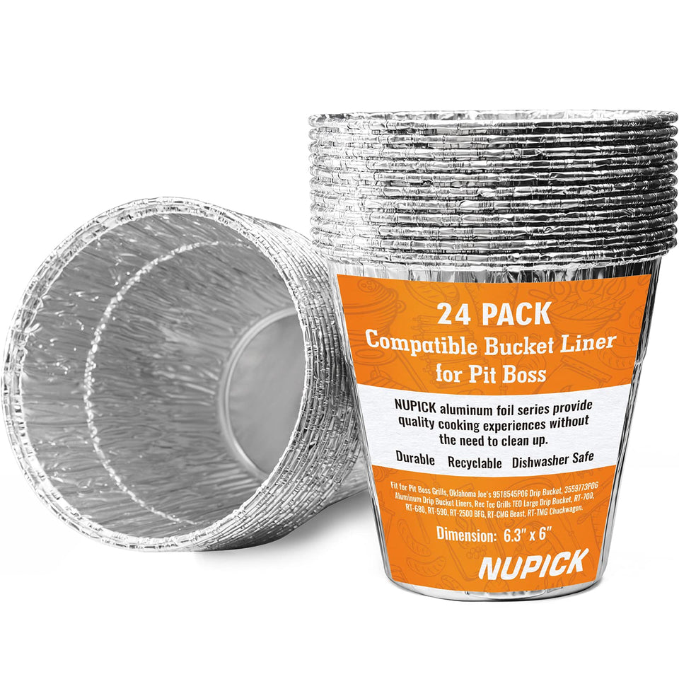 NUPICK grease bucket liner inside a standard bucket for quick cleanup