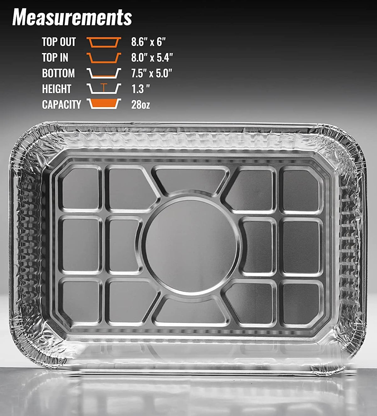 NUPICK recyclable aluminum pans for eco friendly grilling