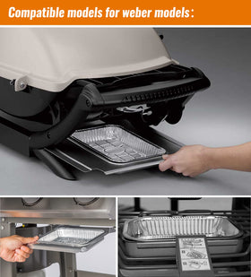 NUPICK 6415 drip pans dimensions top 8-1-2x6, larger surface area for drips.