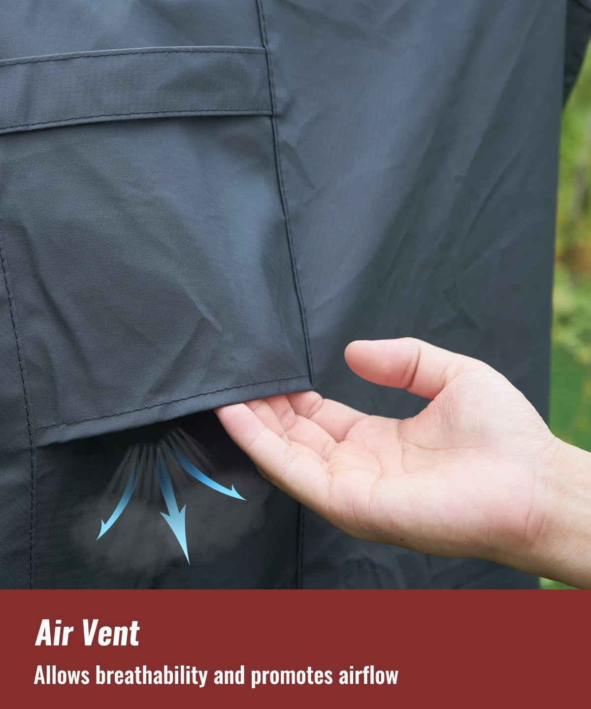 NUPICK air vents design keeps equipment dry and neat.