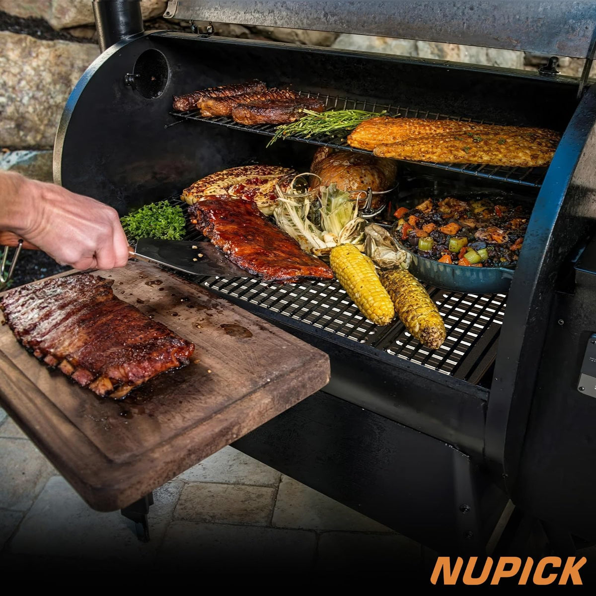 NUPICK BAC507 easy-clean scene suggests quick rinse and reuse.