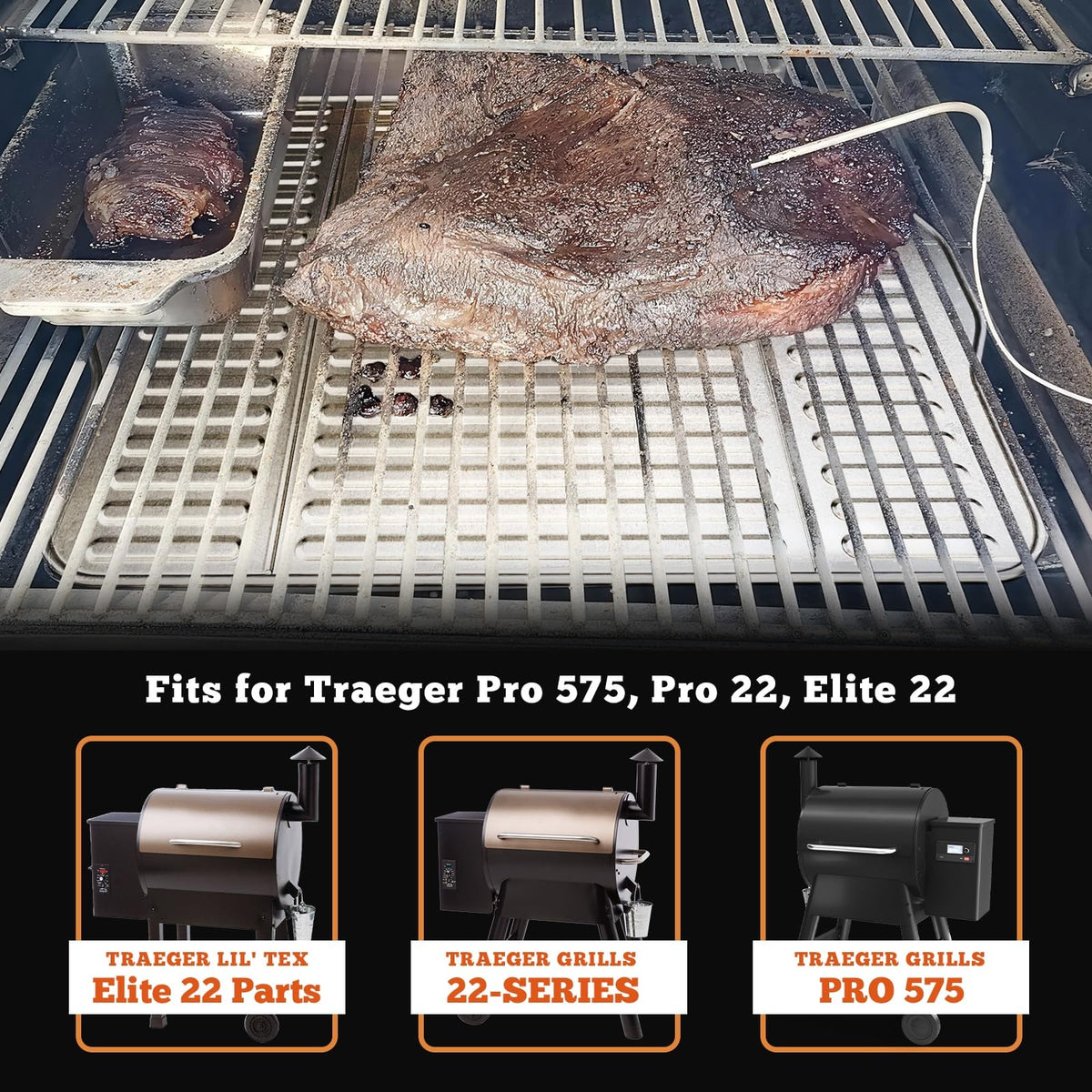 NUPICK BAC507 liner for Pro 22 enables clean grilling with minimal cleanup.