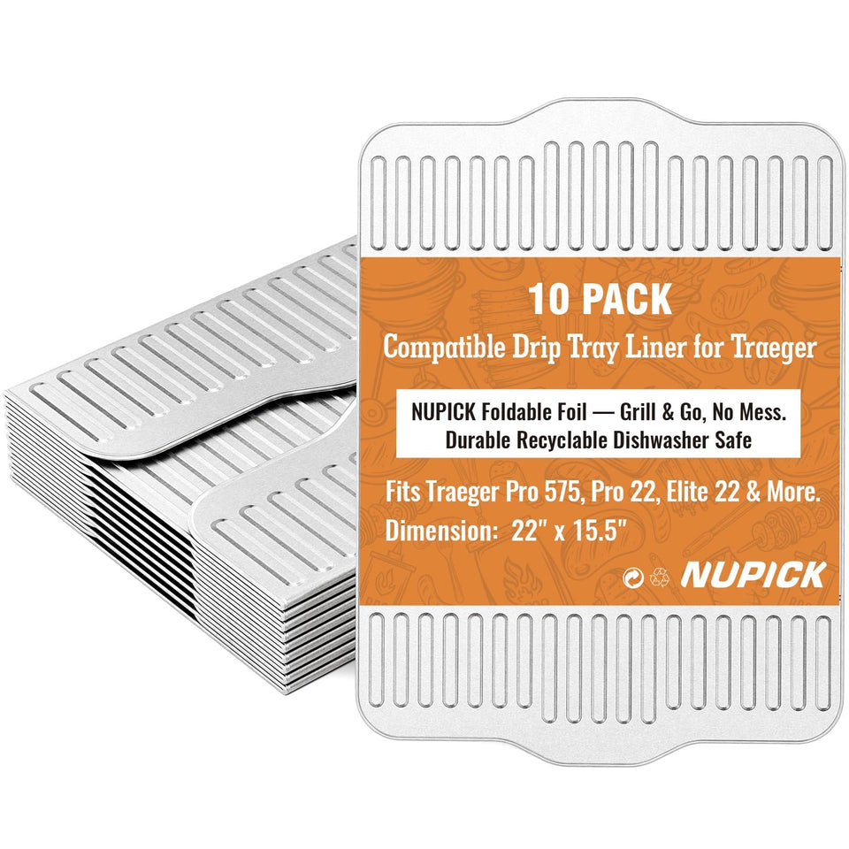 NUPICK BAC507 grill liner fits Pro 575 for contained grease and easy cleanup.