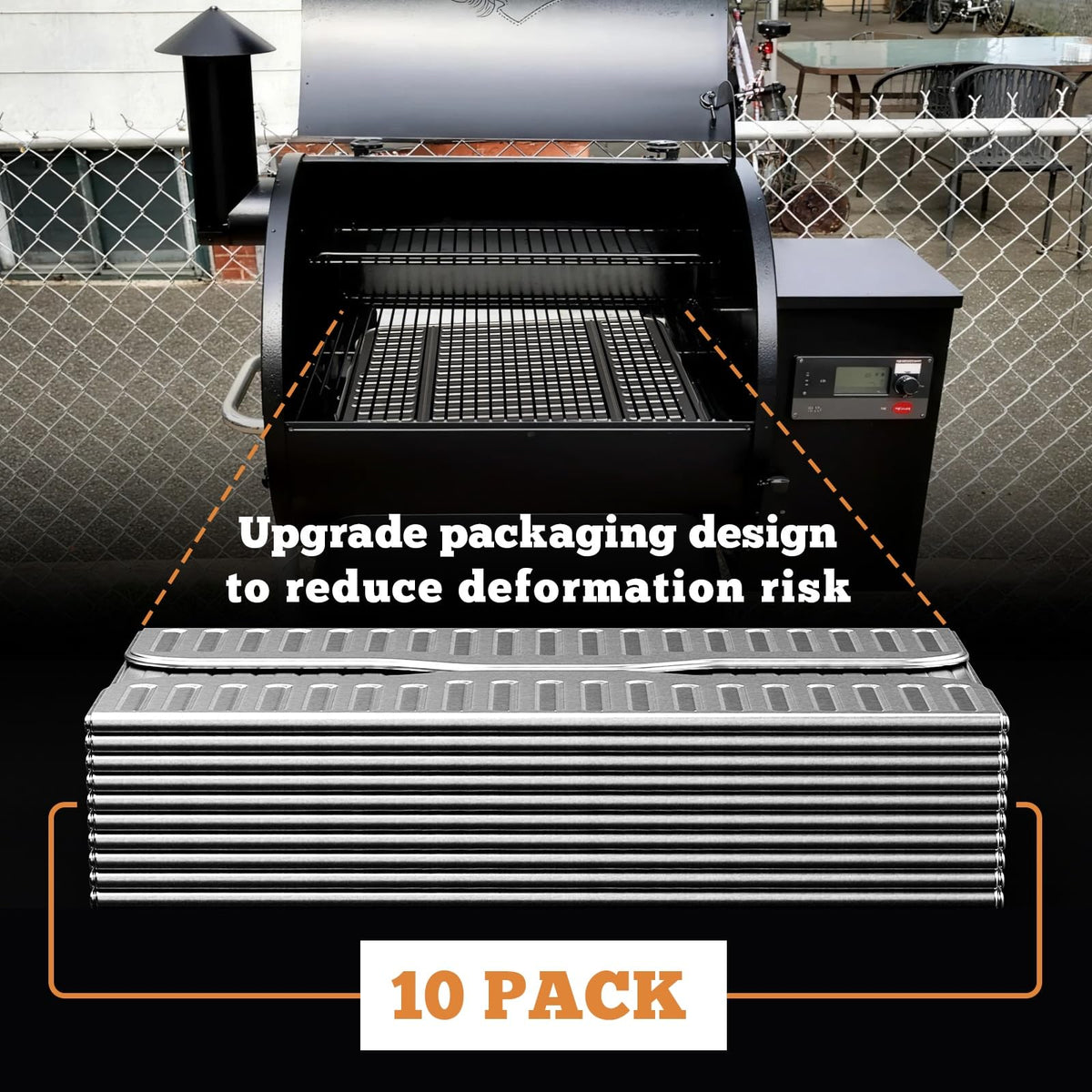 NUPICK BAC507 reusable aluminum tray highlights durability and cost savings.