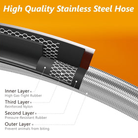 NUPICK control knob lets you adjust flame size smoothly.