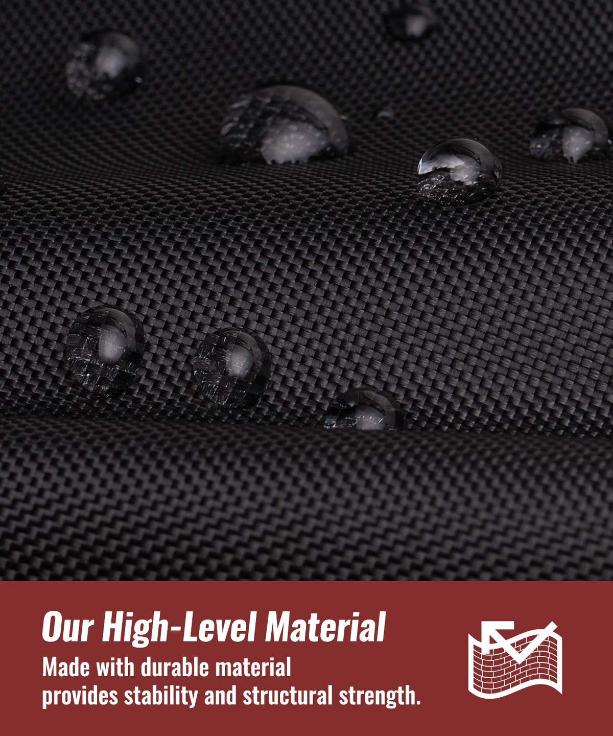 NUPICK durable polyester grill cover resists UV rain and dirt for longevity