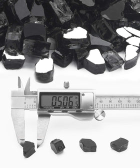 NUPICK fire glass reflective mirror finish enhances ambience day and night