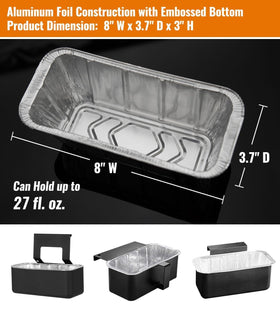 NUPICK grease cup liner for 28-inch Blackstone keeps pans clean during busy cooks
