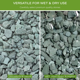 NUPICK green zeolite for bonsai and cactus decor creates durable, eye-catching displays