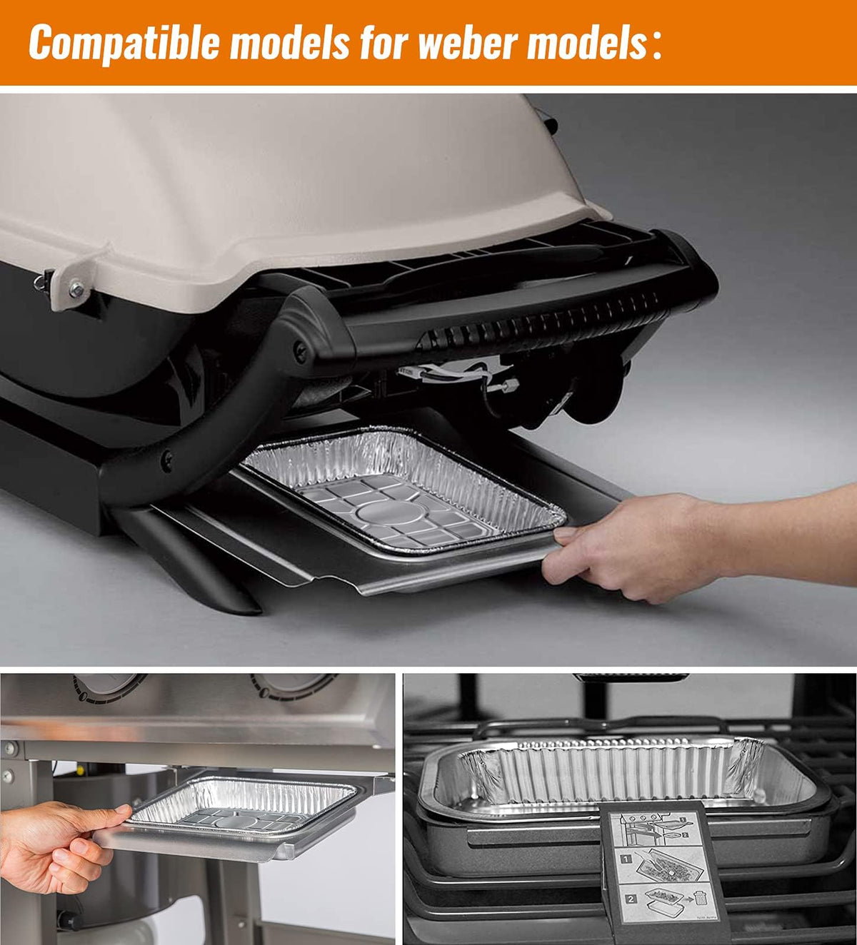 NUPICK heat-resistant drip pan withstands high temps up to 500°F.