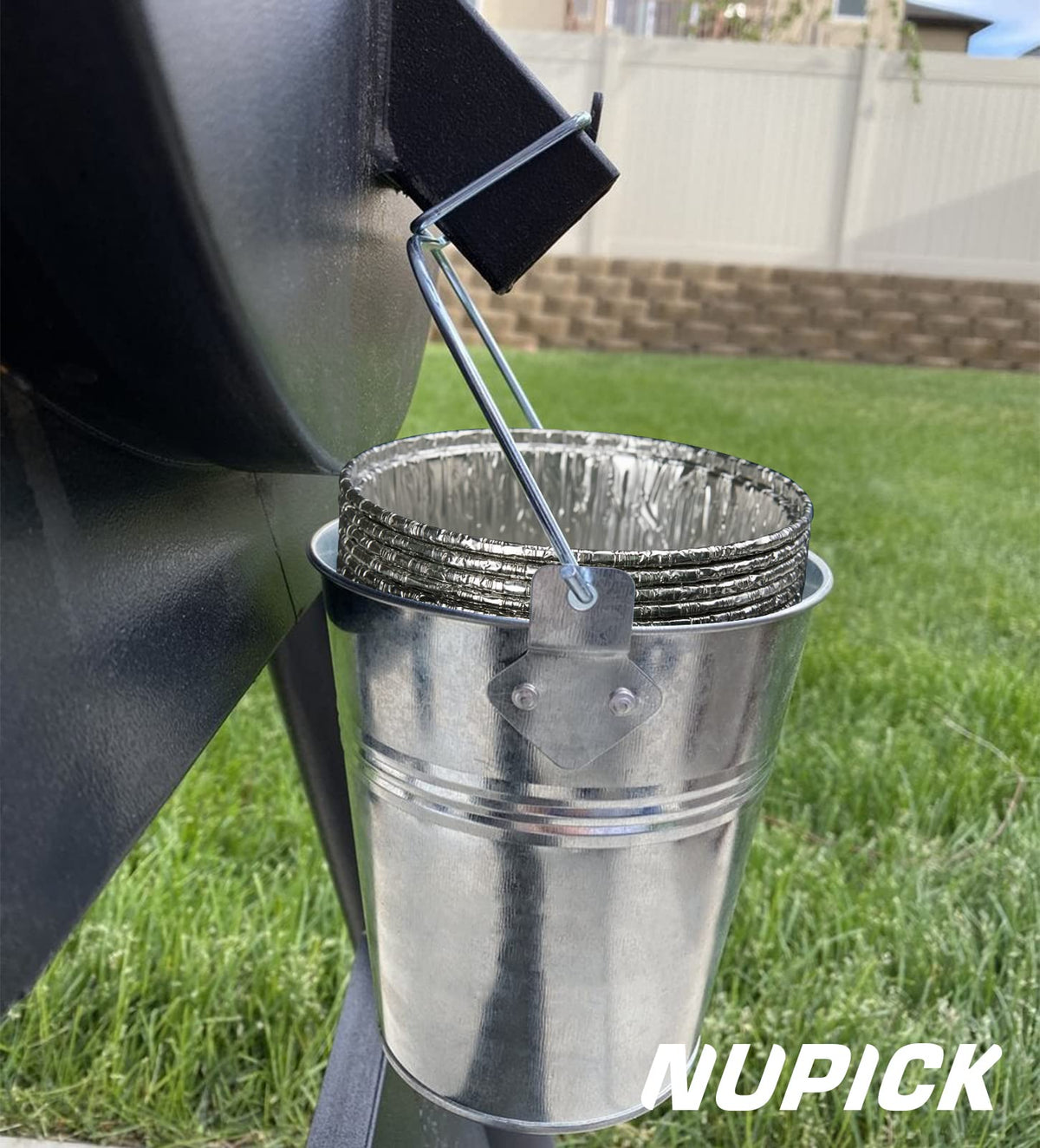 NUPICK high-temp grease bucket liner preventing leaks and warping