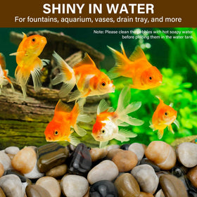 NUPICK rocks for aquarium or water features; rinse before use.