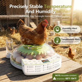 NUPLEA humidity-control system maintains steady conditions for hatch readiness.