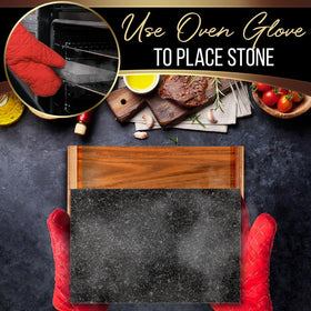 Nutrichef lava stone retains heat for flavorful grilling